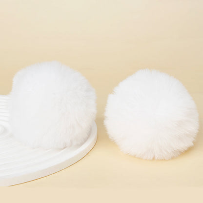 Fashion Multicolored Faux Rabbit Fur Plush Balls