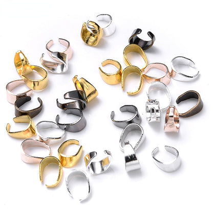 50-Piece Mini Seed Clasps for Jewelry Making