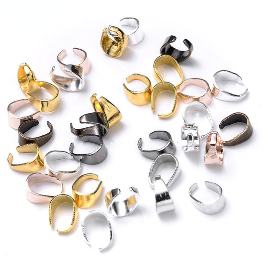 50-Piece Mini Seed Clasps for Jewelry Making
