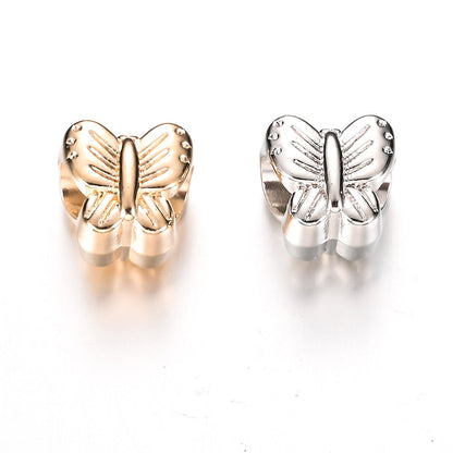 30pcs 0.43inch Mix Butterfly Bead Loose Spacer Plastic CCB Beads