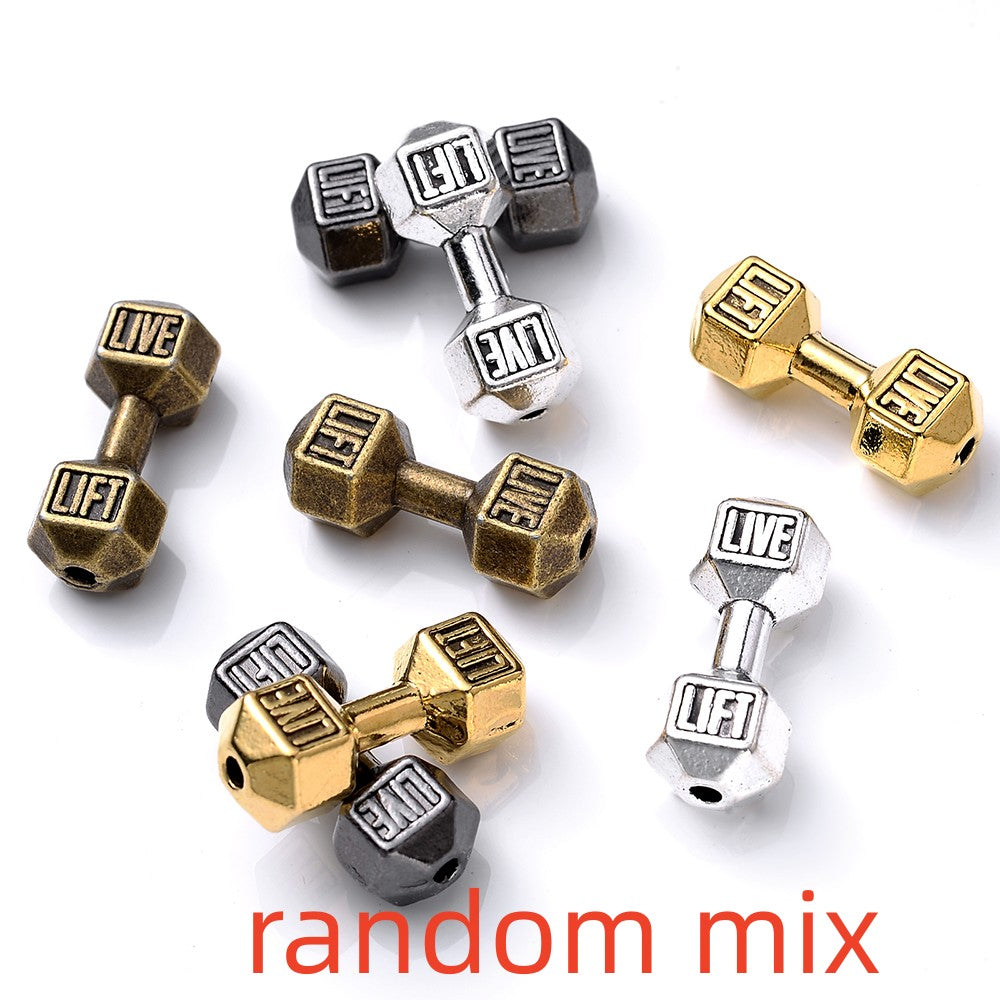 Retro Dumbbell Spacer Beads