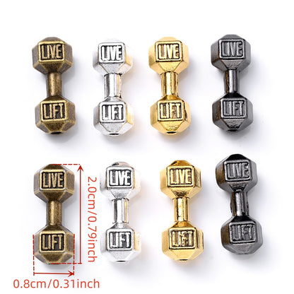 Retro Dumbbell Spacer Beads
