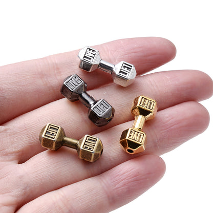 Retro Dumbbell Spacer Beads