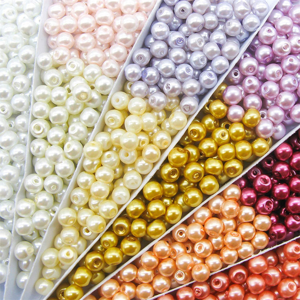 Multicolor Round Acrylic Spacer Beads