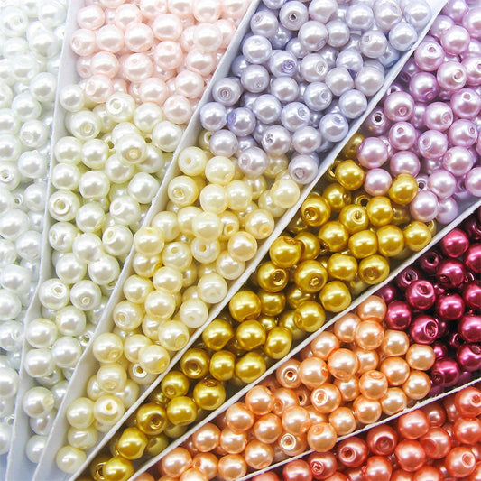 Multicolor Round Acrylic Spacer Beads