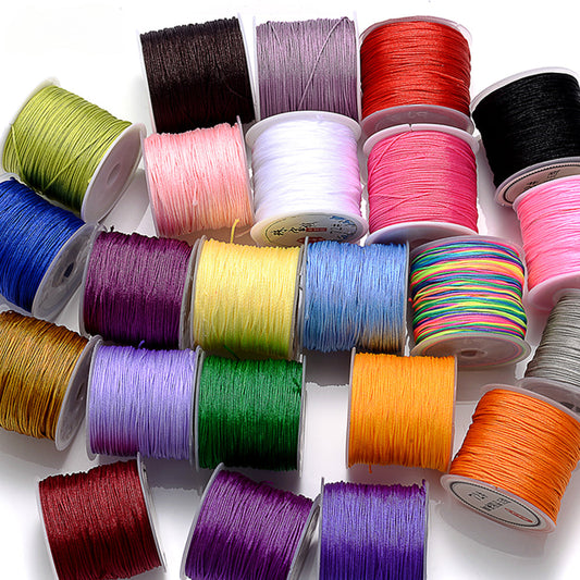 Multicolor Nylon Cord for Jewelry and Macrame Crafts