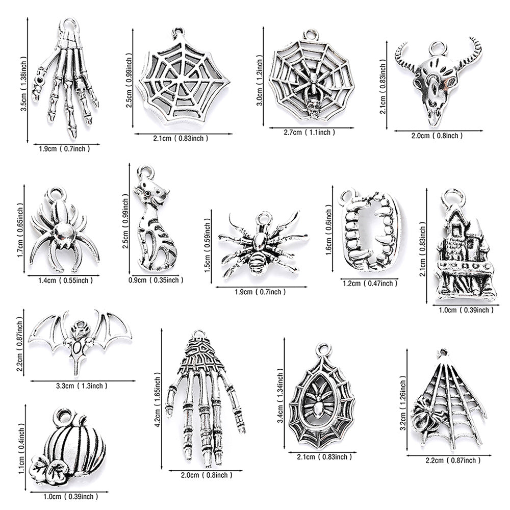 Vintage Halloween Pendants Mix