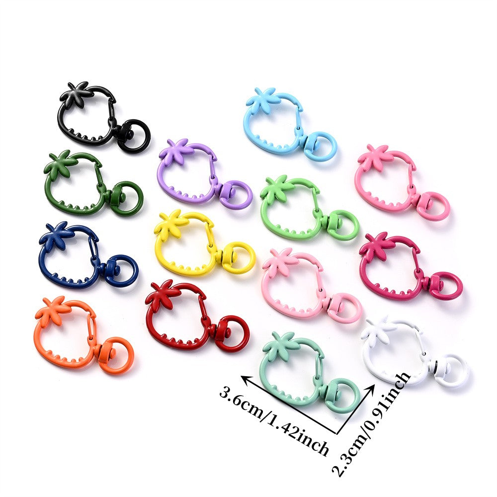 Strawberry Lobster Clasps for Keychain and Jewelry Making