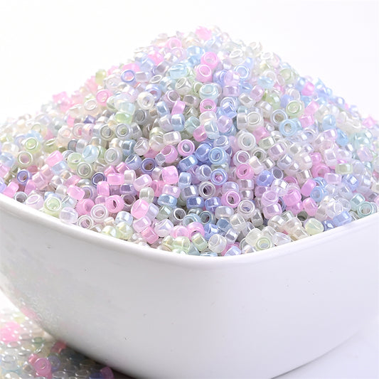 30g/bag 3mm Macaron Color Glass Seed Beads