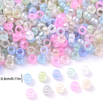 30g/bag 3mm Macaron Color Glass Seed Beads