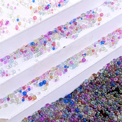 50g/bag Transparent Glass Seed Beads