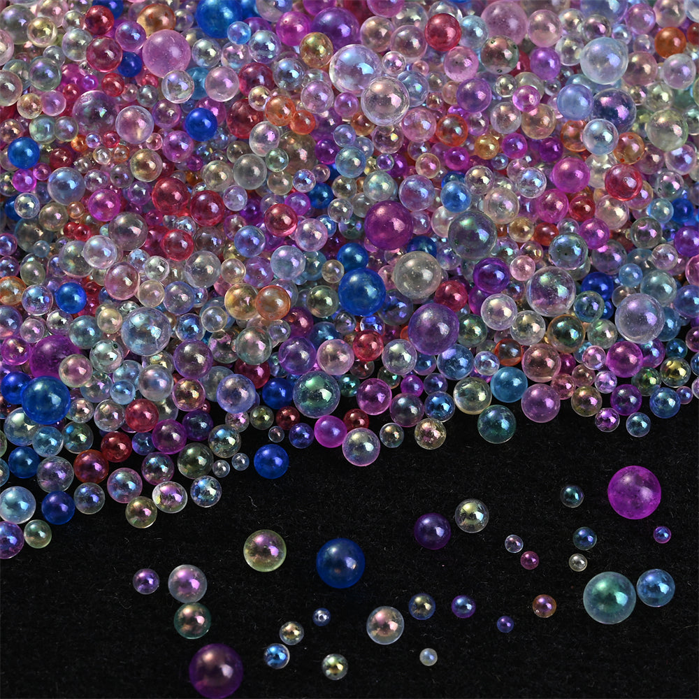 50g/bag Transparent Glass Seed Beads