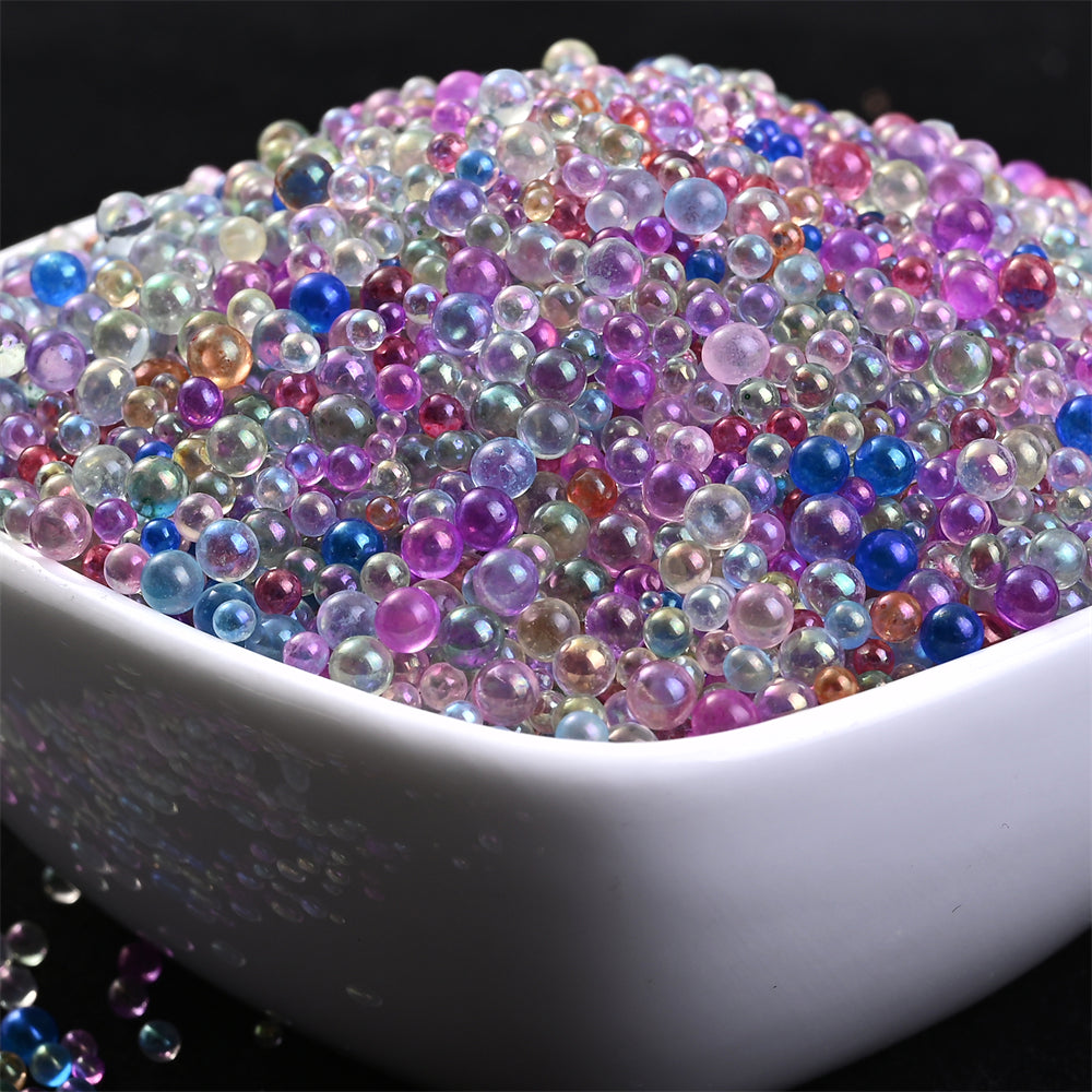 50g/bag Transparent Glass Seed Beads