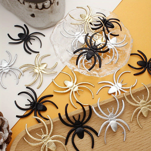 Halloween Spider Fabric Beads