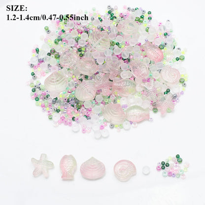 49g Ocean Series Glass Bead Assortment