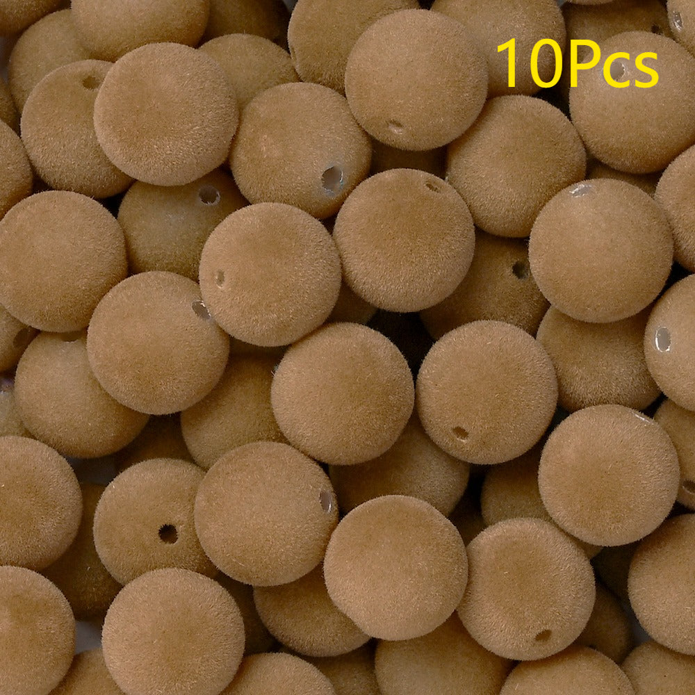 Frosted Round Acrylic Beads
