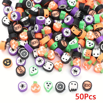 Halloween & Christmas Soft Pottery Beads