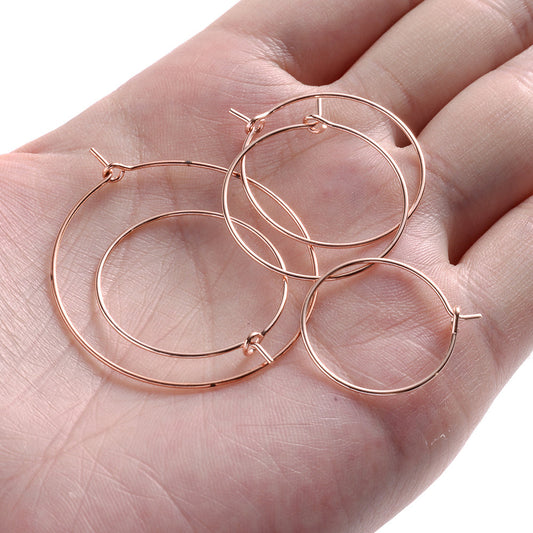 Mixed Alloy Earring Hoop Set