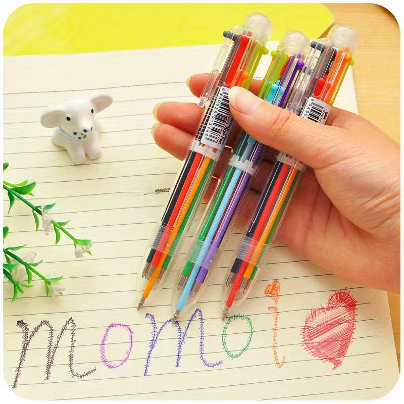 6-Color Ballpoint Pens