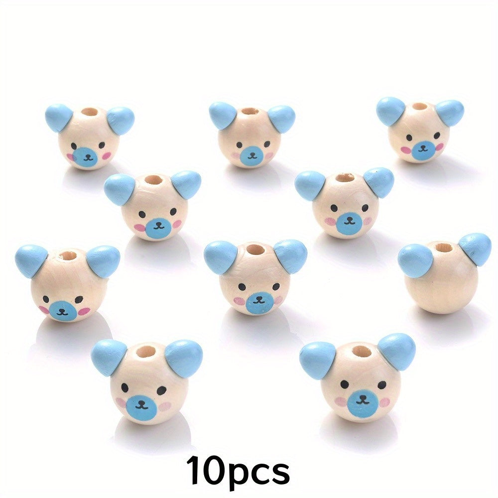 Assorted Animal Wooden Beads