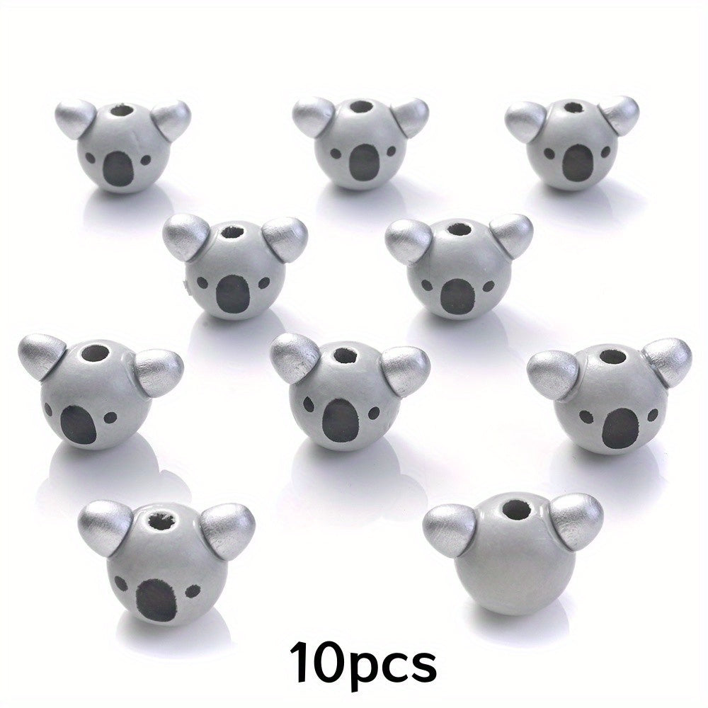 Assorted Animal Wooden Beads