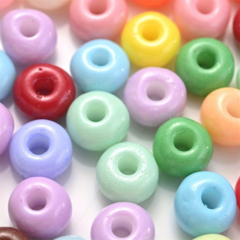 4 mm Multicolor Glass Abacus Seed Beads