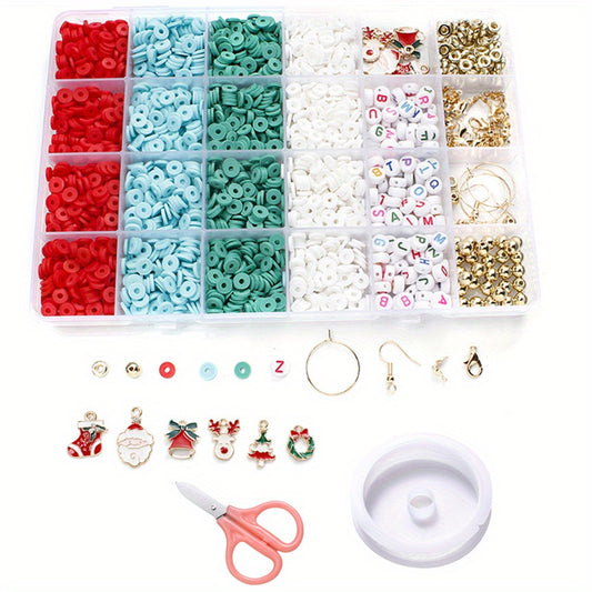 2801pcs Clay Acrylic Beads Set