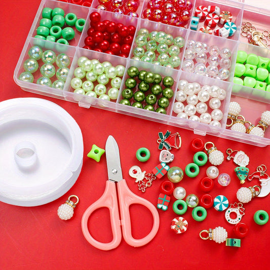 315pcs Acrylic Christmas Beads Set