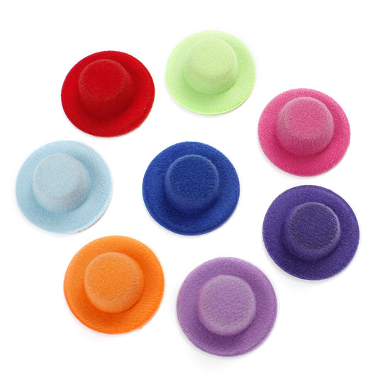 Mini Fabric Hats for Crafts and Decorations