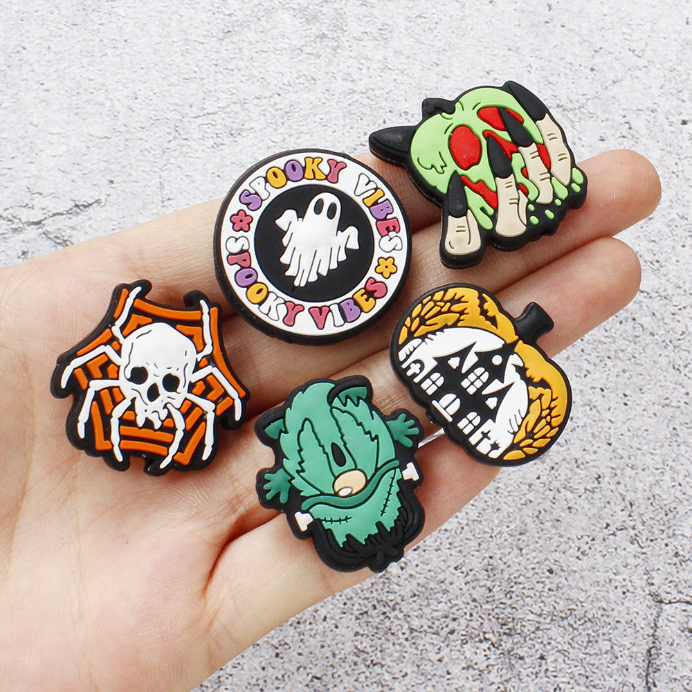 69pcs Halloween Style Silicone Focal Beads Set