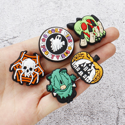 69pcs Halloween Style Silicone Focal Beads Set