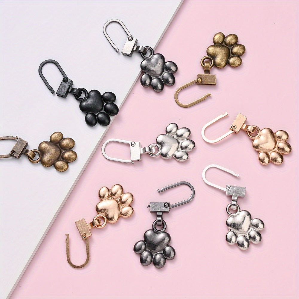 Dog Paw Zipper Slider Puller Set
