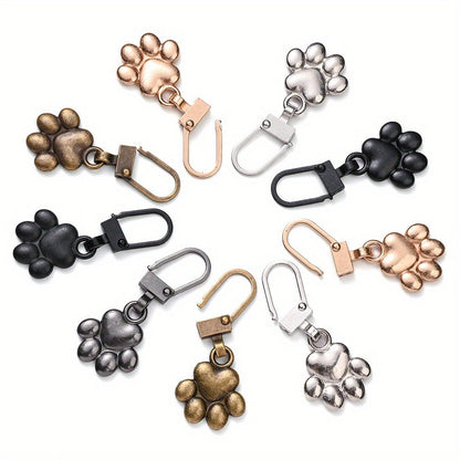 Dog Paw Zipper Slider Puller Set