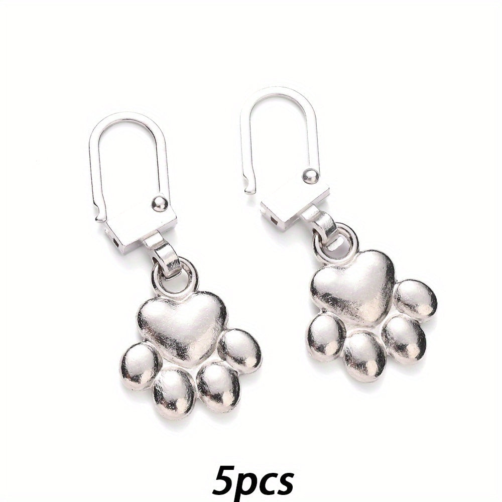 Dog Paw Zipper Slider Puller Set