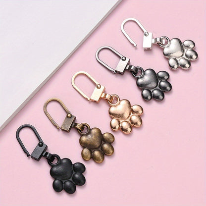 Dog Paw Zipper Slider Puller Set