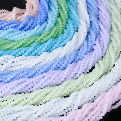 Mixed Size Glass Flat Beads