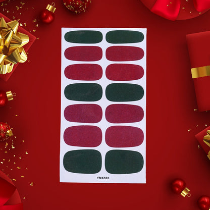 1 Sheet Christmas Nail Wrap Stickers