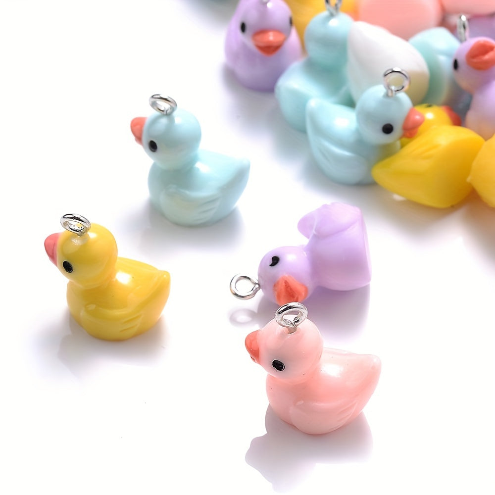 Cute Duck Resin Charms