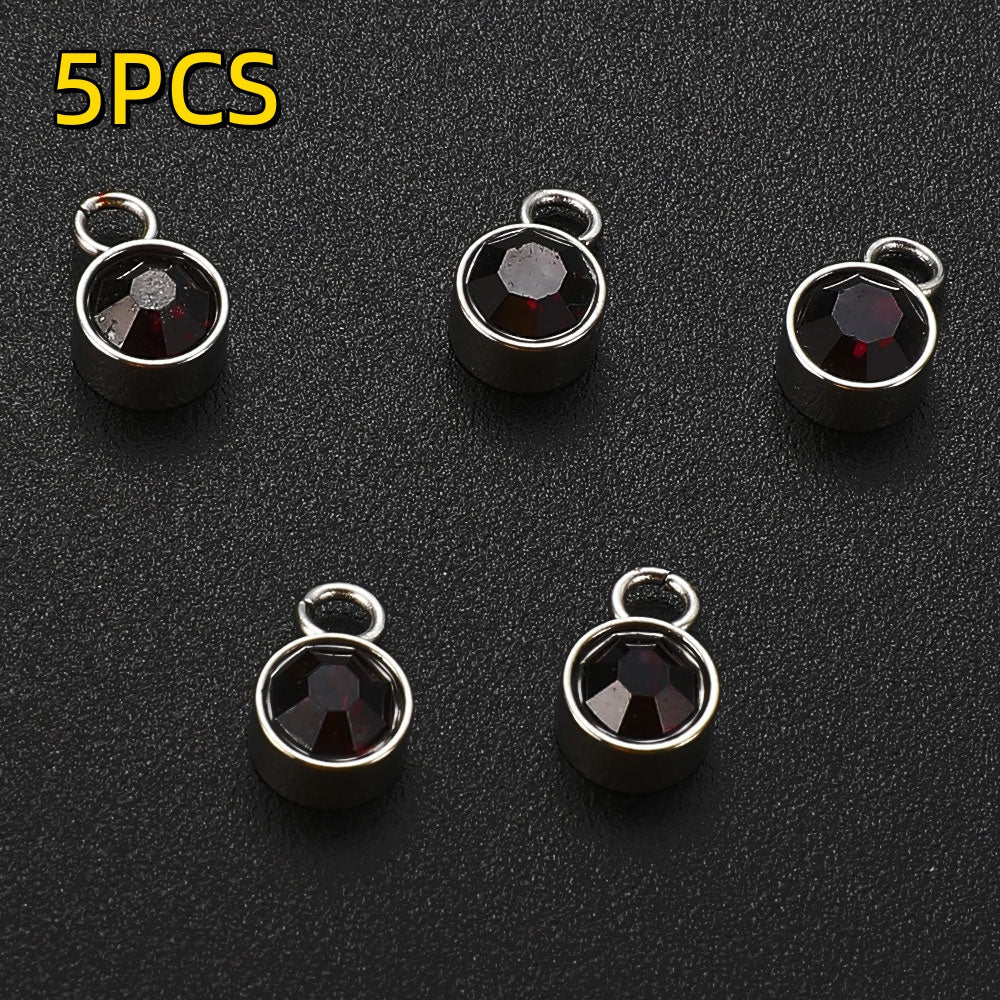 Birthstone Alloy Pendants