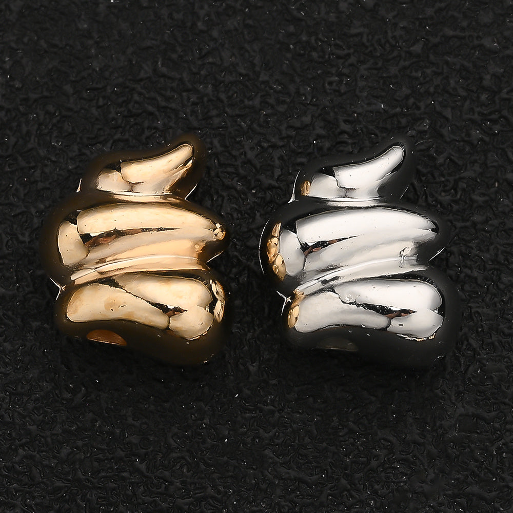 Irregular CCB Spacer Beads