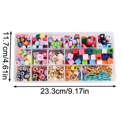 1 Box DIY Beads Keychain Making Kit