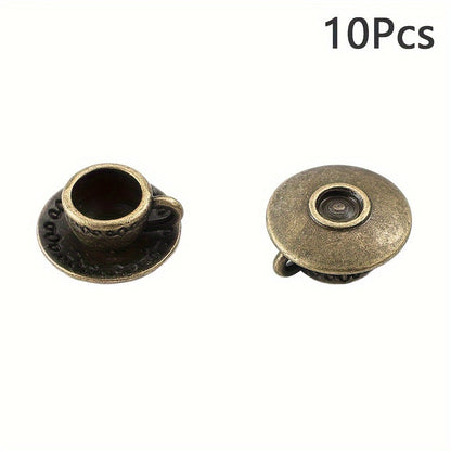 Mini Tea Set Alloy Charms