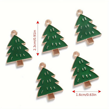 Mixed Metal Christmas Pendants