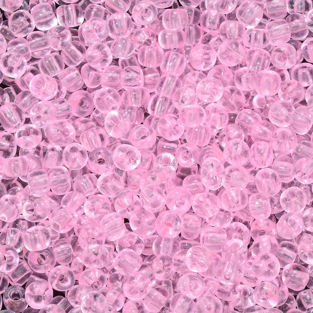 210PCS 4mm Clear Round Glass Spacer Beads