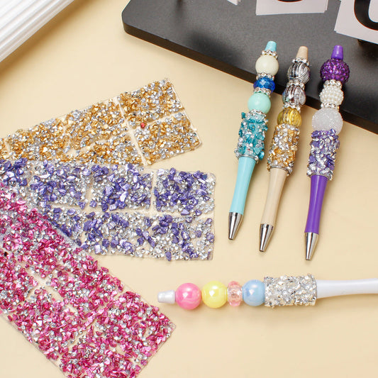 Colored AB Rhinestone Resin Strips