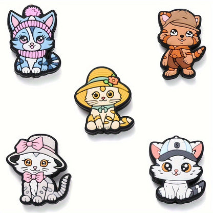 Cat Silicone Beads Set