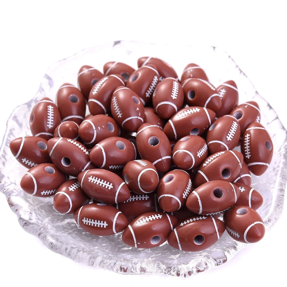 50pcs 39 Styles Mixed Sports Ball Beads