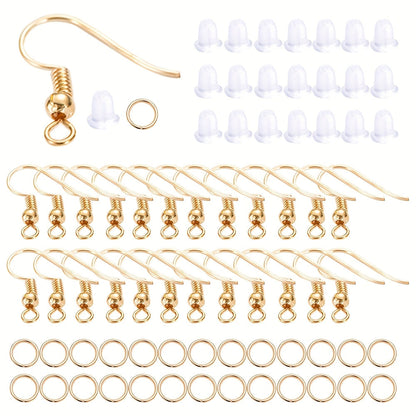 Gold Silver Earring Hook Set