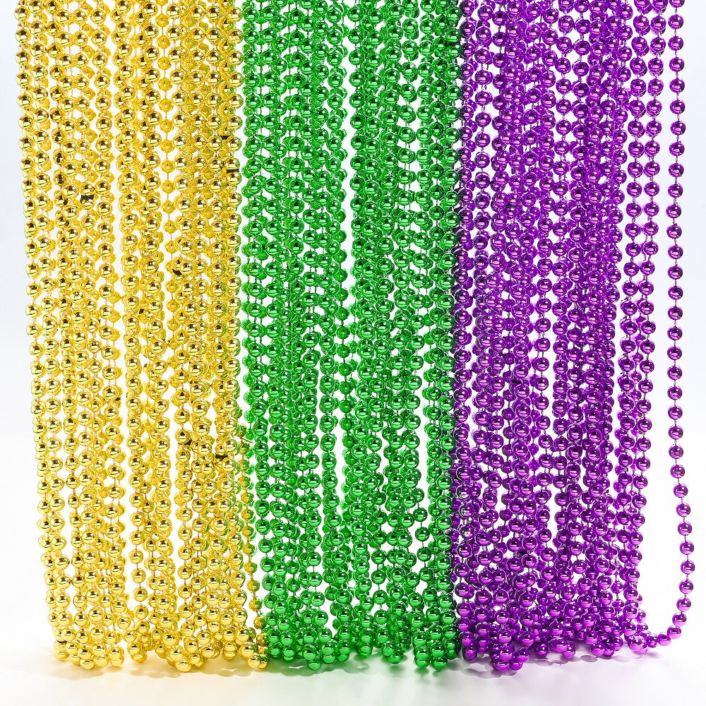Mardi Gras Carnival Beaded Necklaces