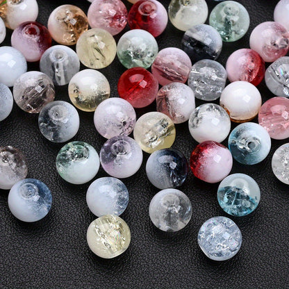 Milk Cap Glass Beads